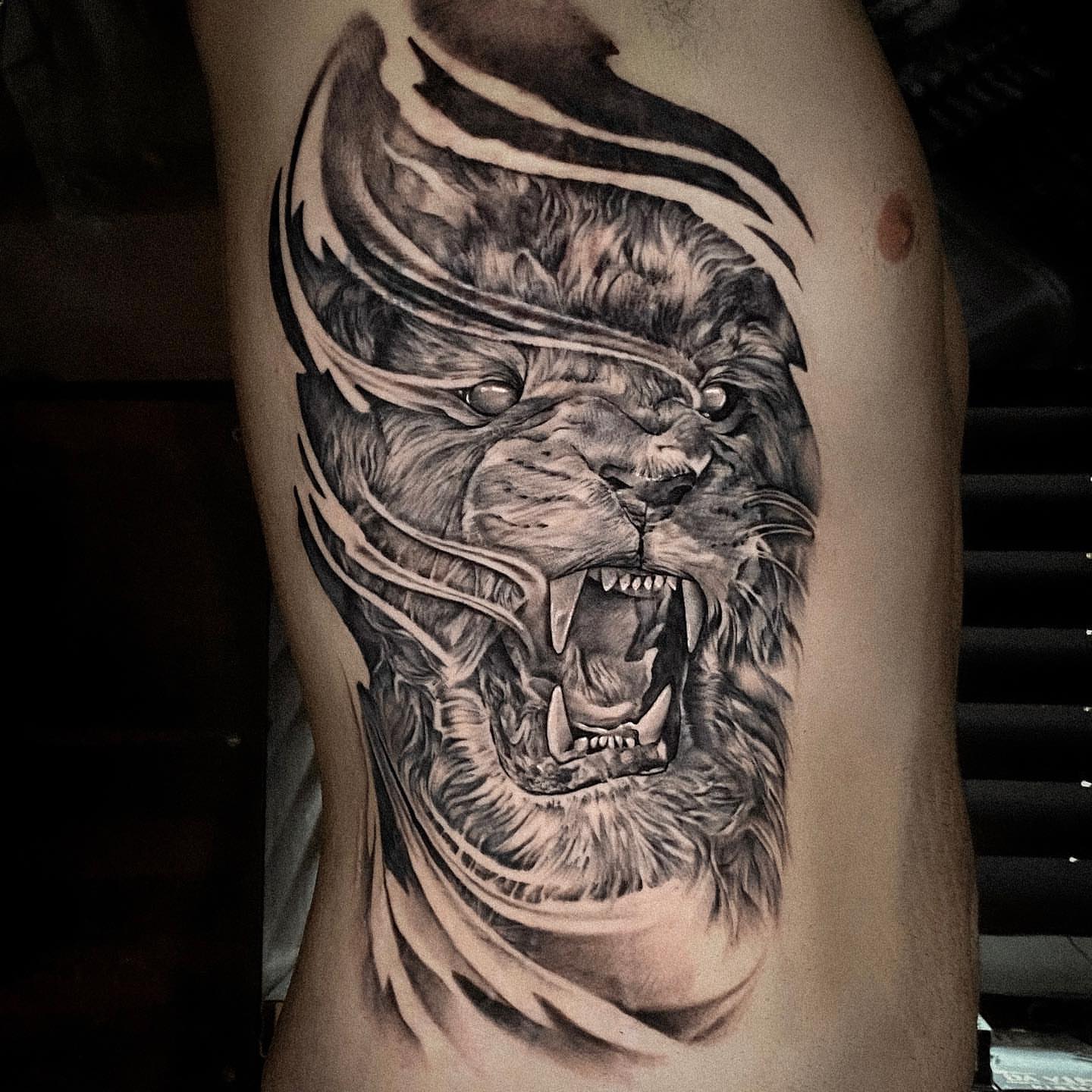 Tattoo by @marcelxbernhard — black_and_grey, realism