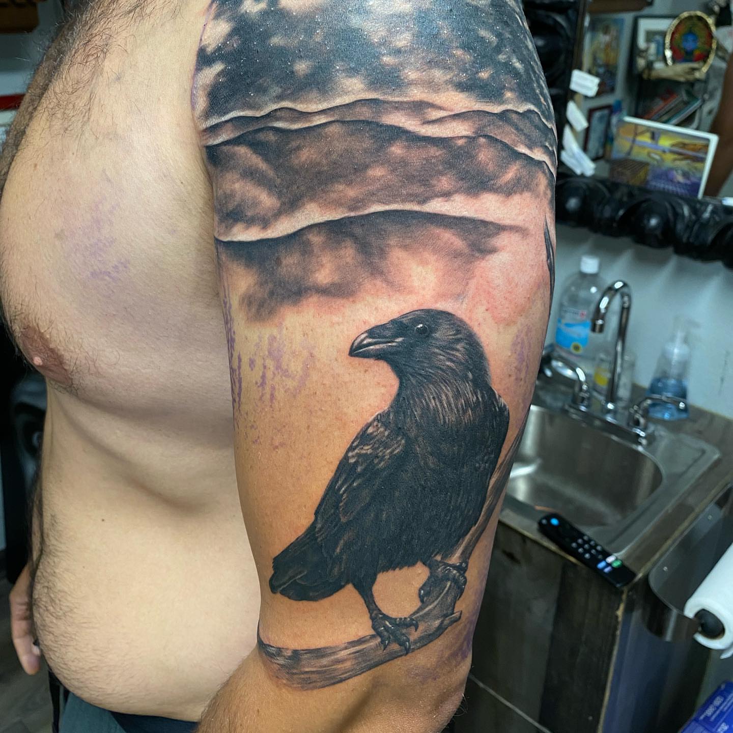Tattoo by @mrlanecollins — black_and_grey, realism