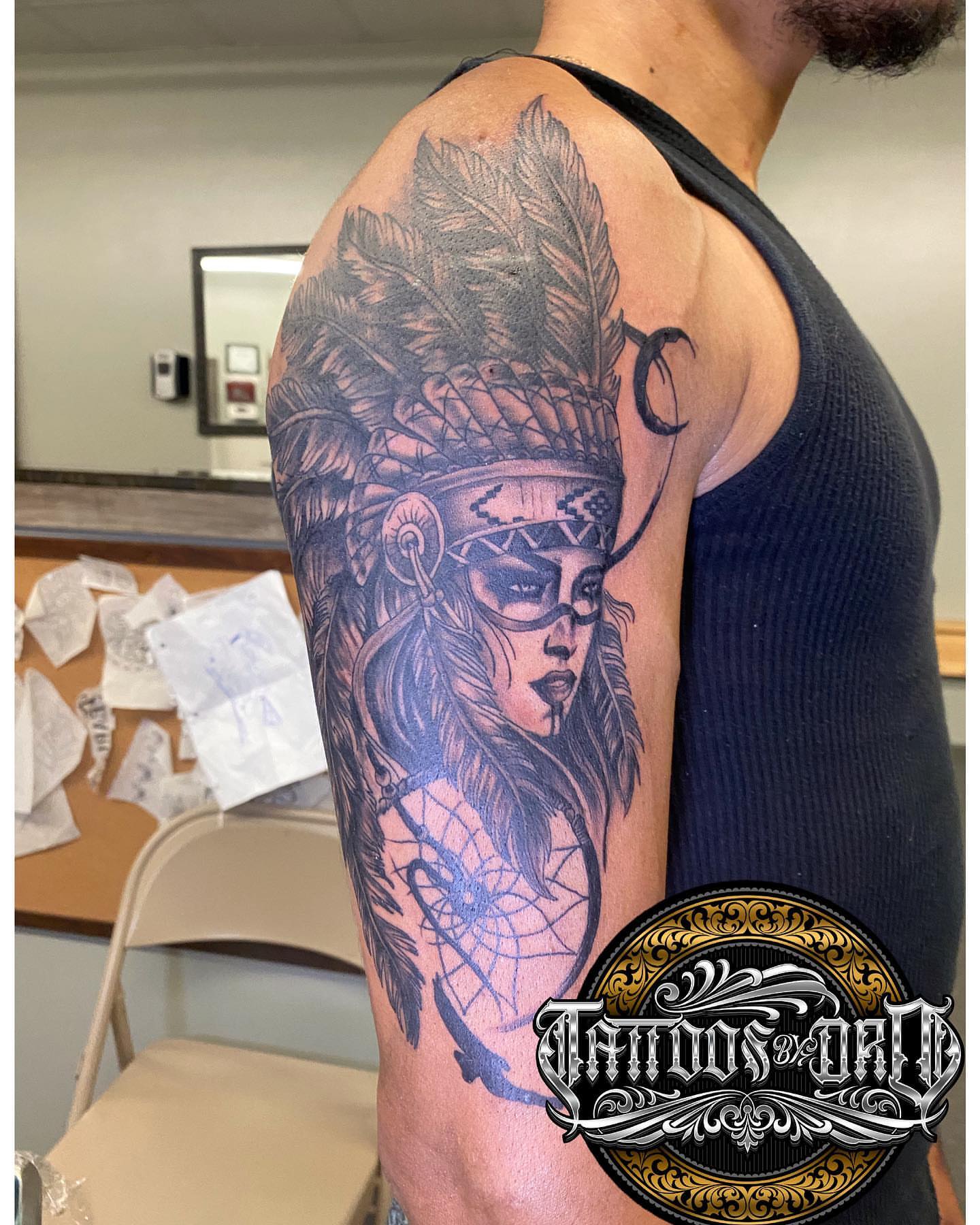 Tattoo by @pedrof.morales — american_traditional, black_and_grey