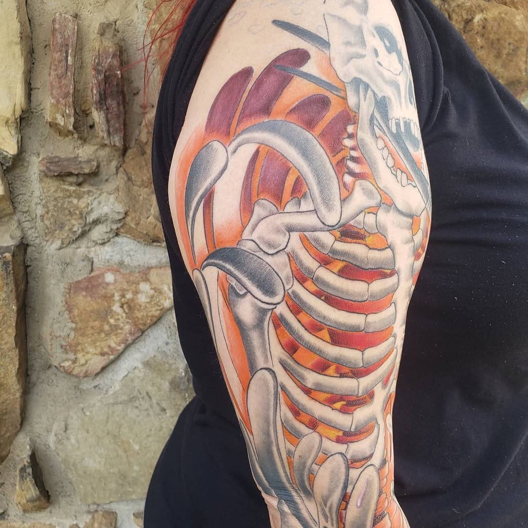 Tattoo by @oh_my_goad — realism, black_and_grey