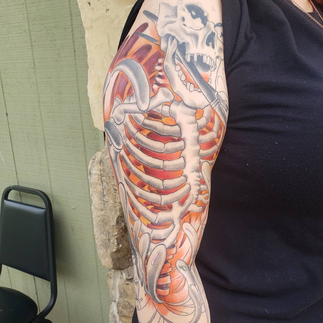 Tattoo by @oh_my_goad — realism, black_and_grey