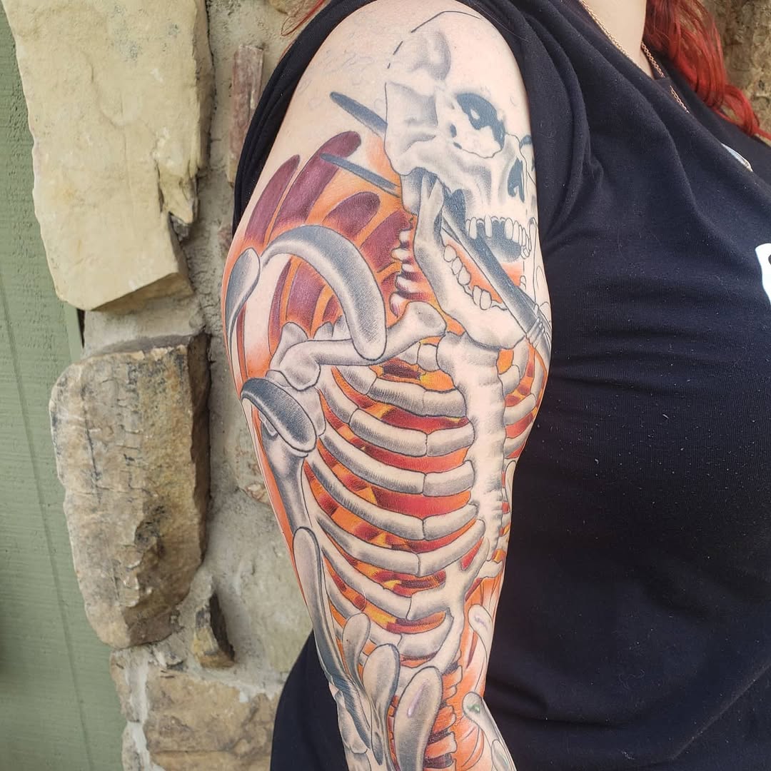 Tattoo by @oh_my_goad — realism, black_and_grey