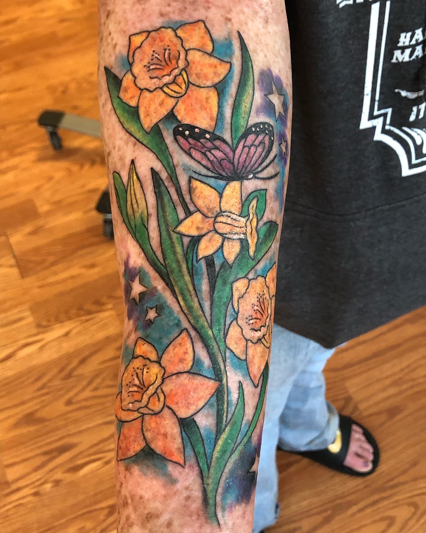 Tattoo by @strangebrewtattoo — watercolor