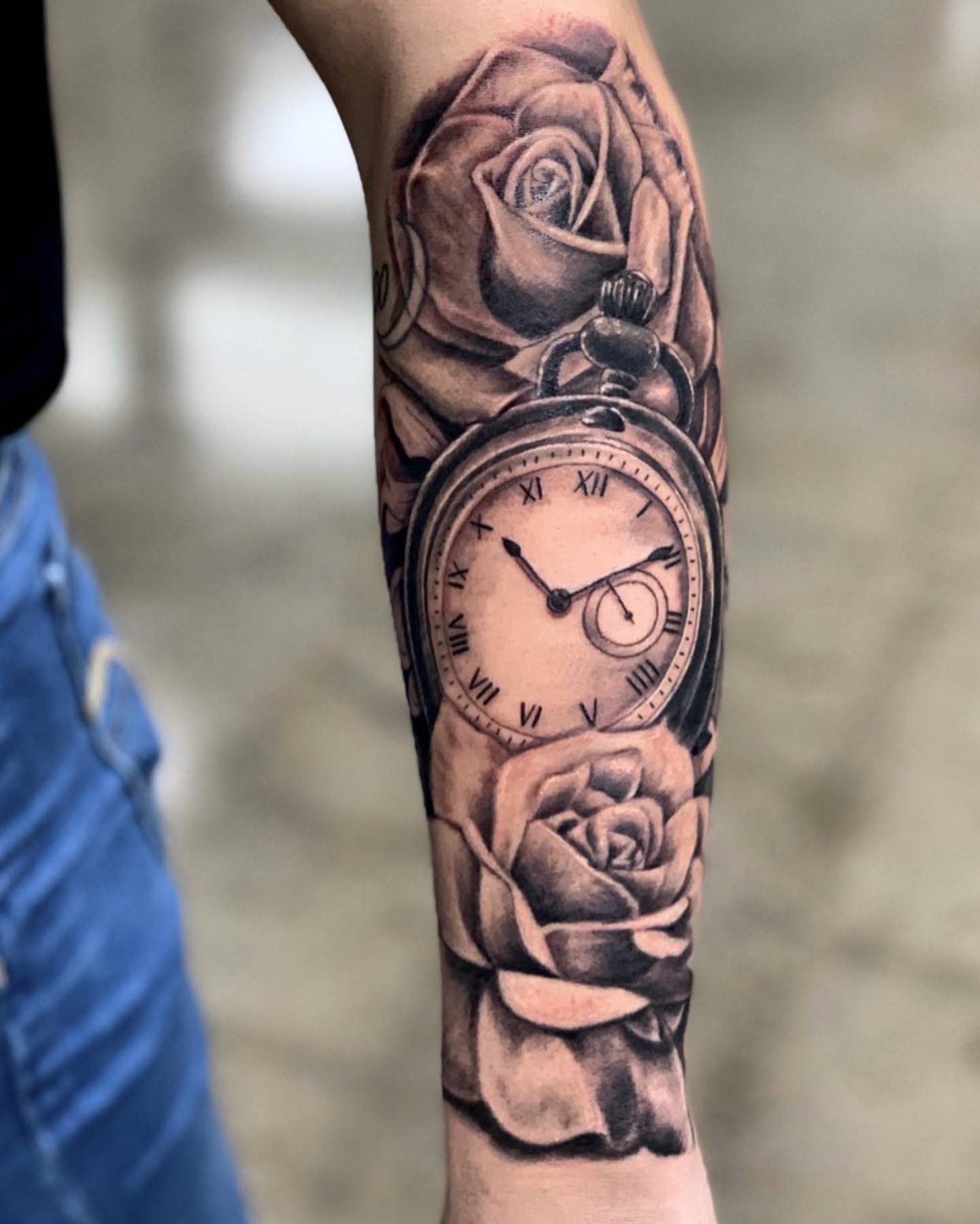 Tattoo by @ozzyblacklinetattoo — black_and_grey, realism