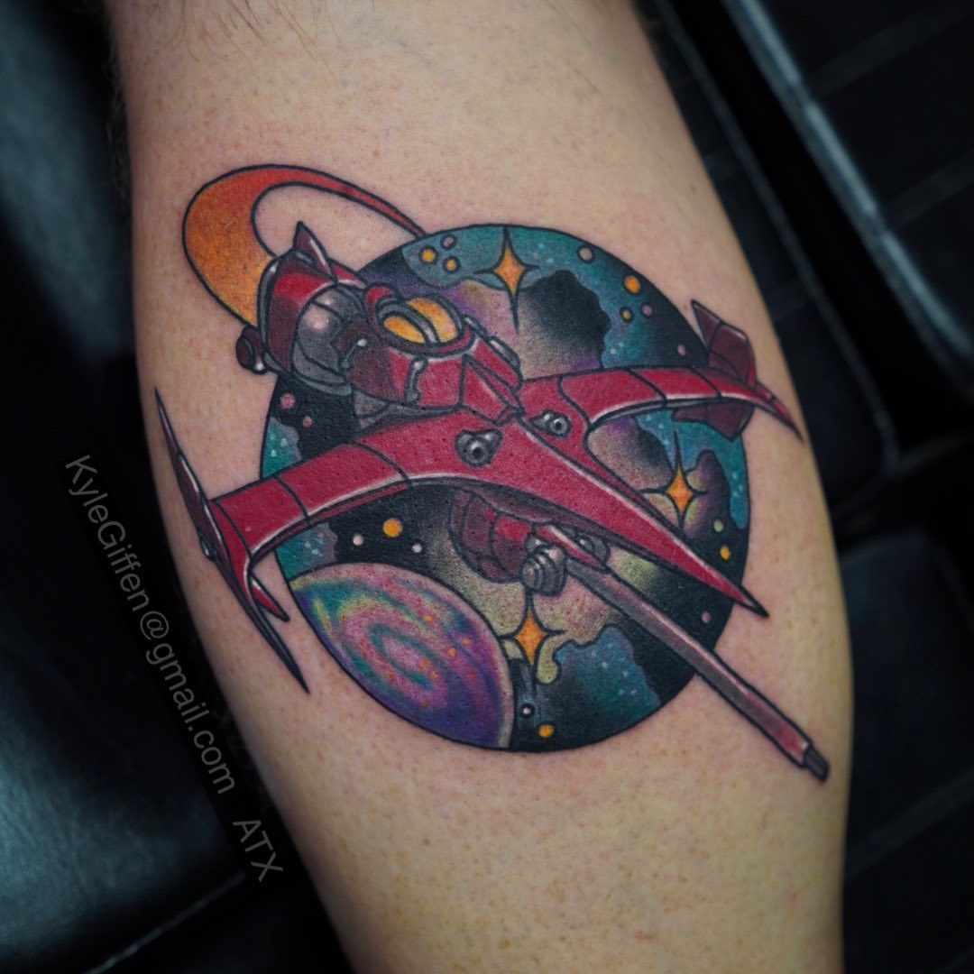 Tattoo by @kylegiffen โ new_school, anime