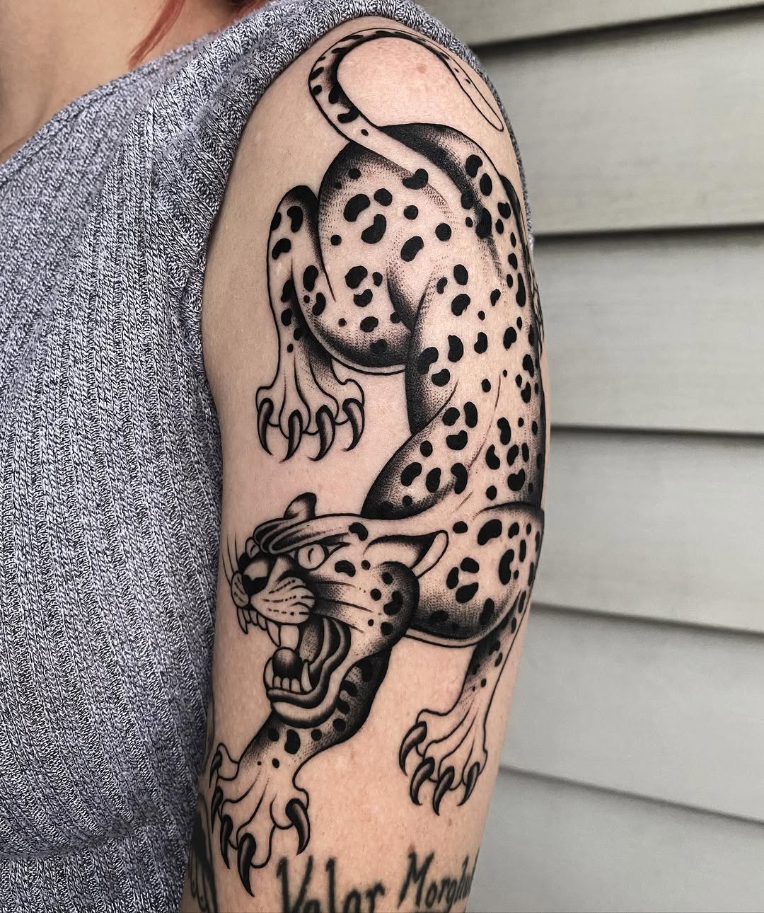 Tattoo by @danielmesenbtt β american_traditional, black_and_grey