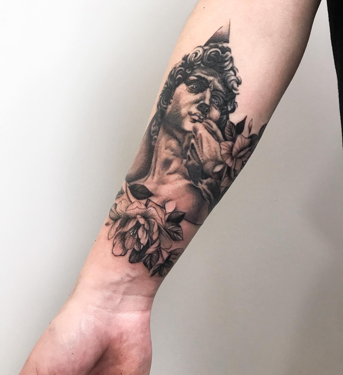 Tattoo by @tattoo__garden β black_and_grey, realism