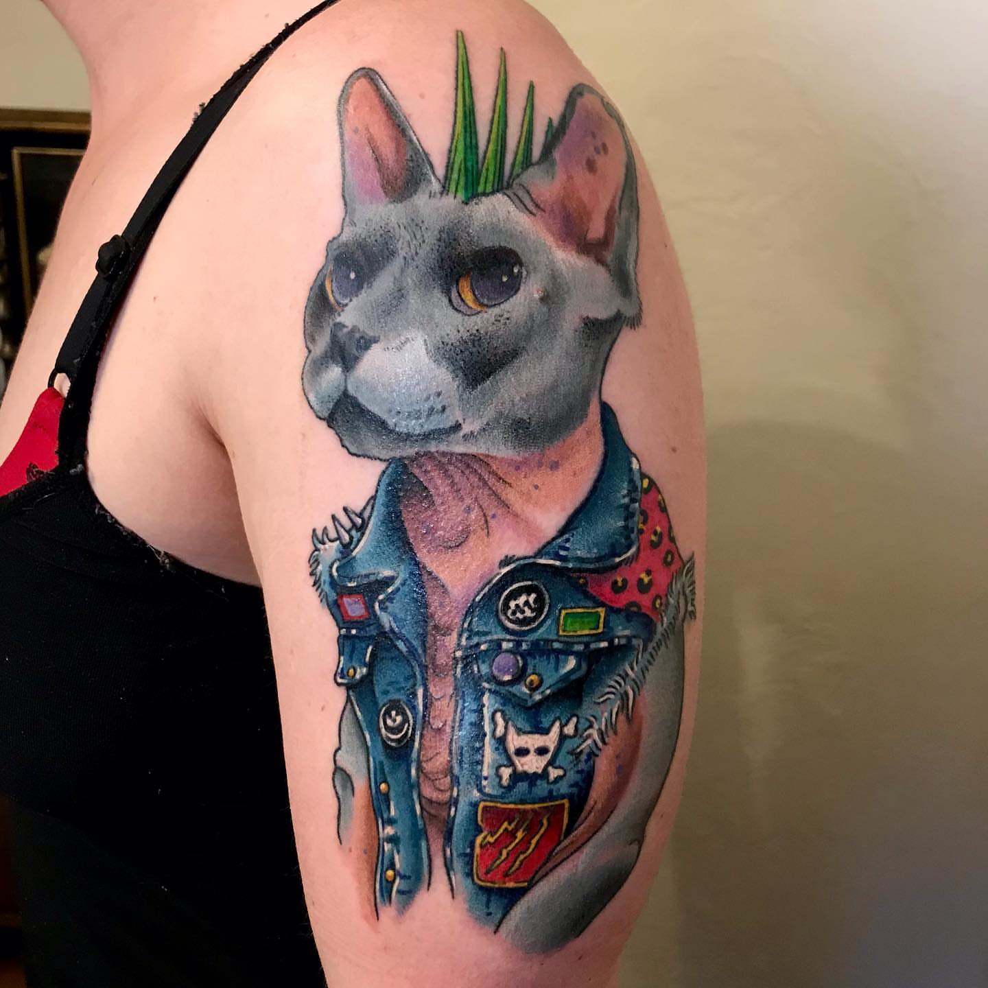 Tattoo by @mikeatidwell — realism, trash_polka