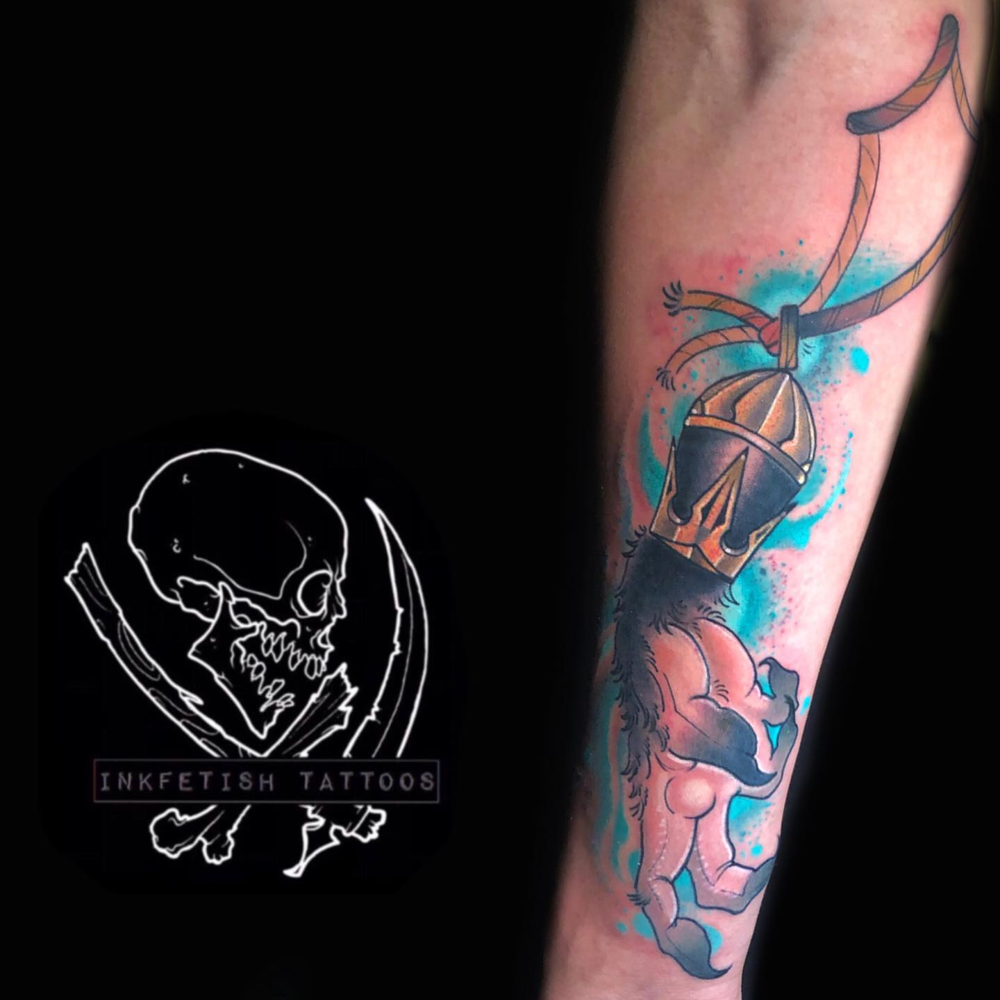 Tattoo by @inkfetish187 — watercolor, realism