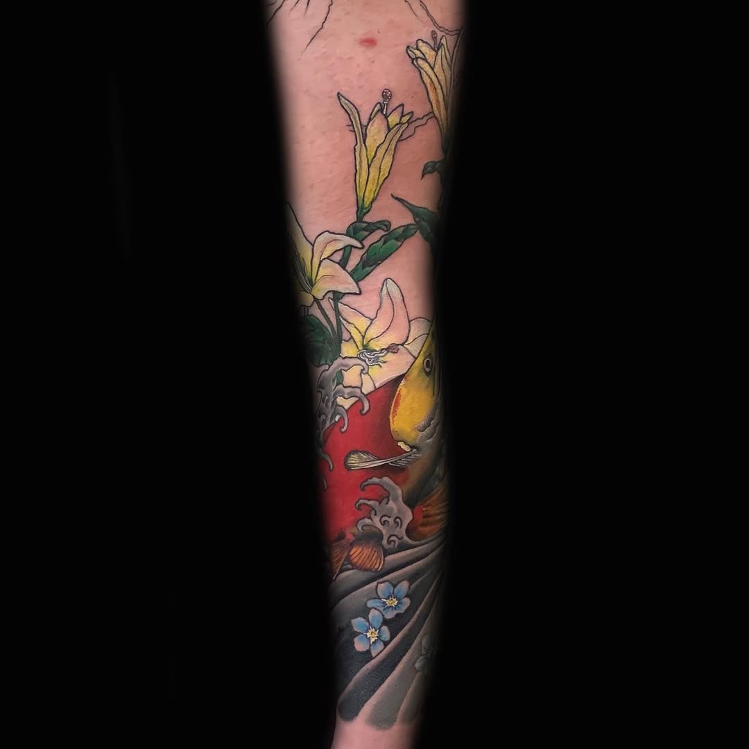 Tattoo by @chrisstuckertattoos — japanese_irezumi, realism