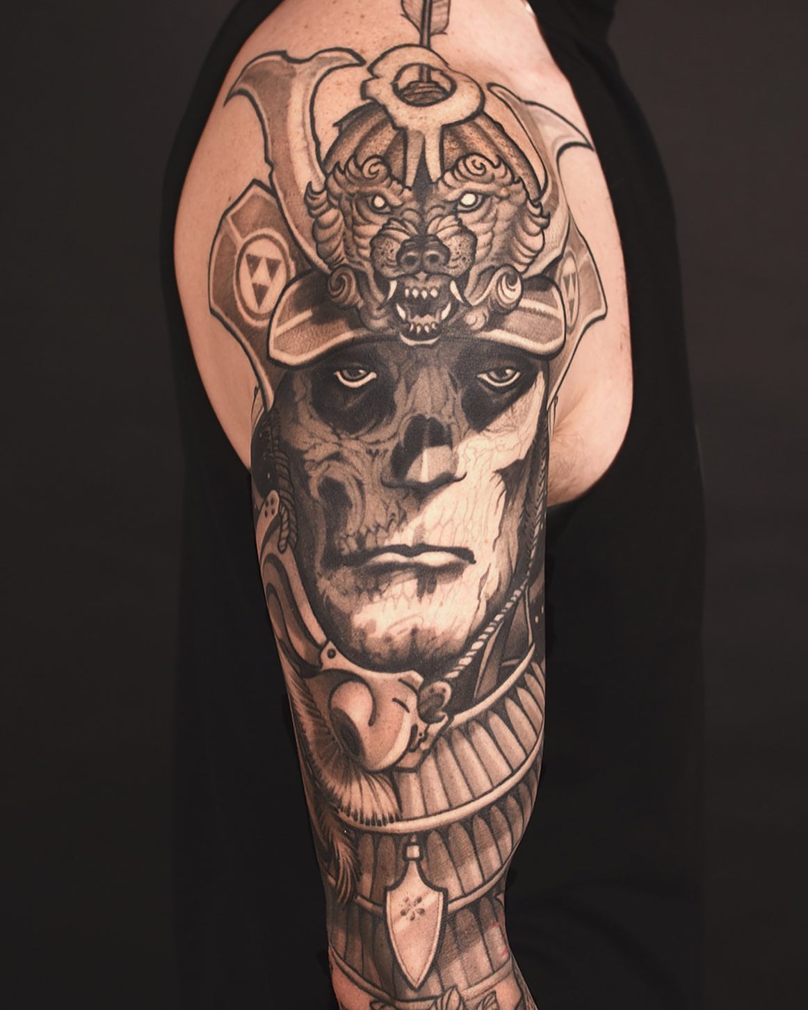 Tattoo by @the_superstition — black_and_grey, realism
