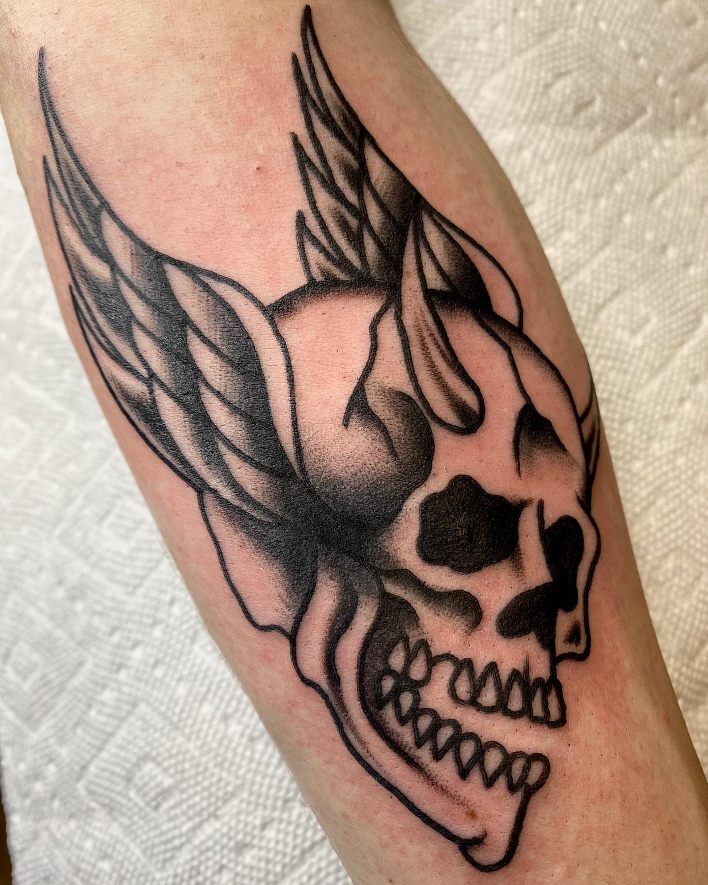 Tattoo by @tattoosbybraddock — black_and_grey