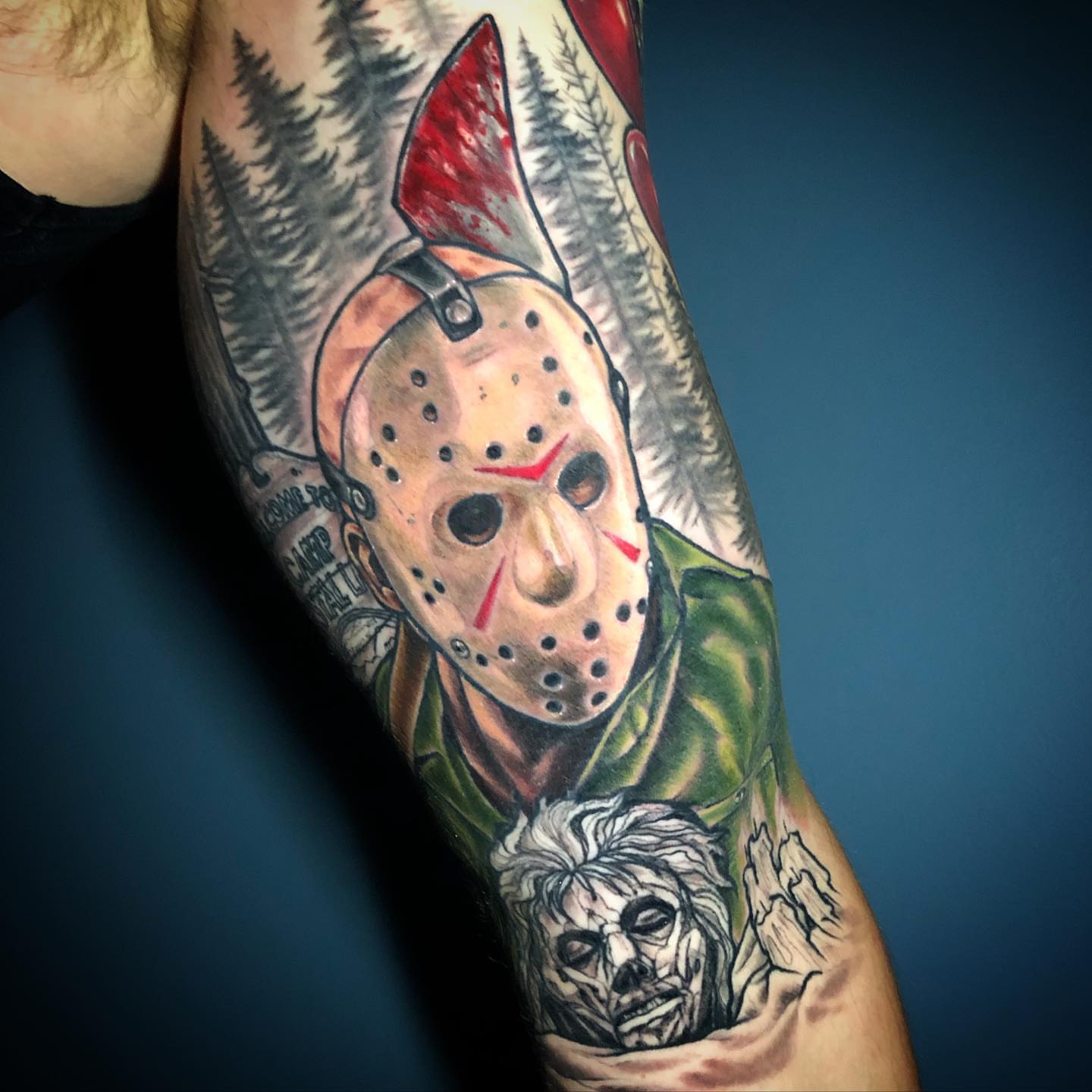 Tattoo by @wtc3art — realism, trash_polka