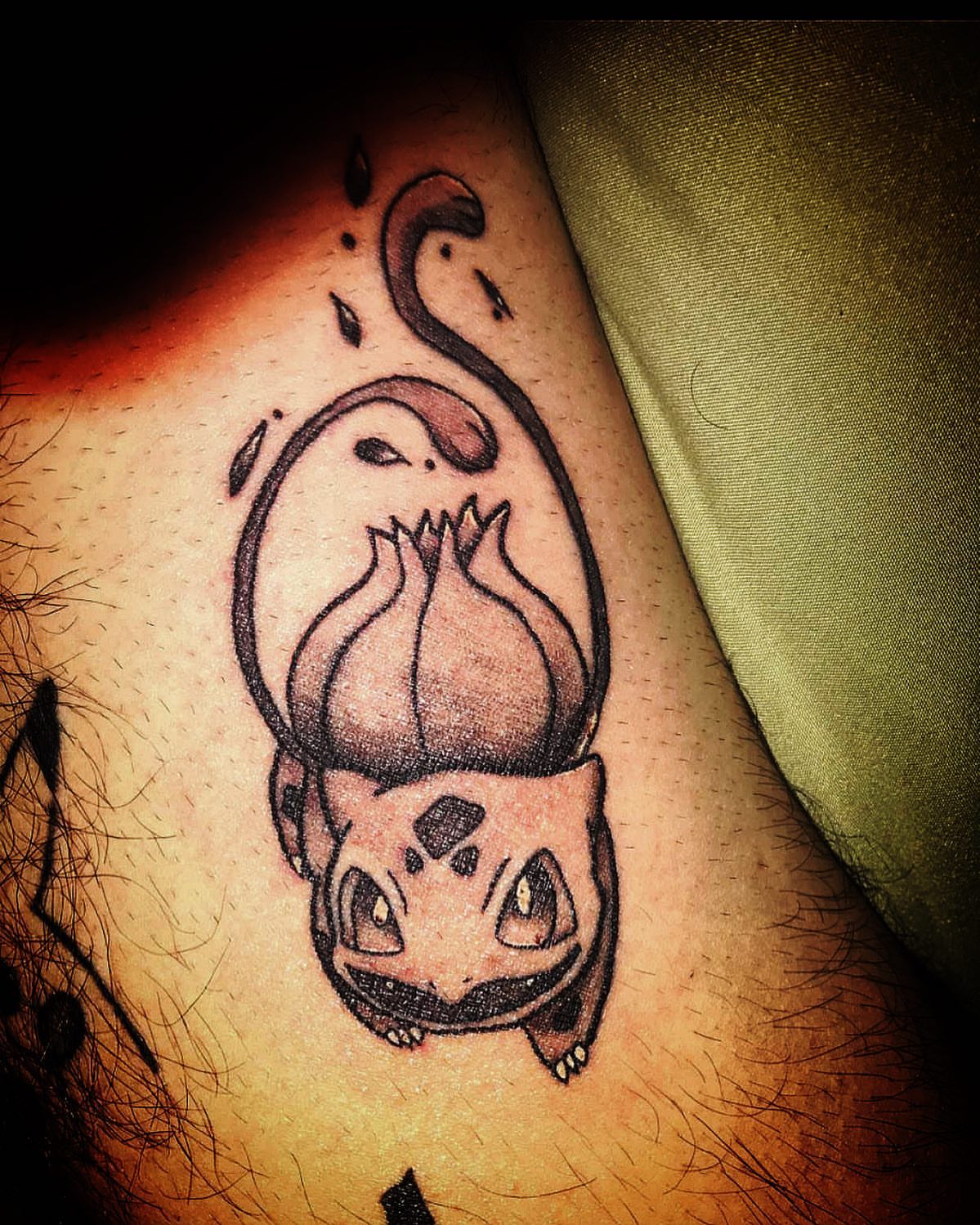 Charmander American traditional tattoo on the forearm by Immortal BAYAREA TATTOO ARTIST