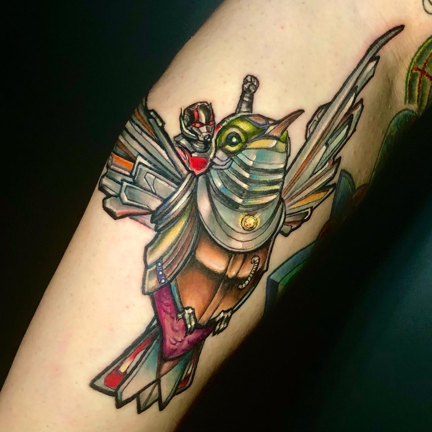 Tattoo by @joshgreentattoo — american_traditional, geometric