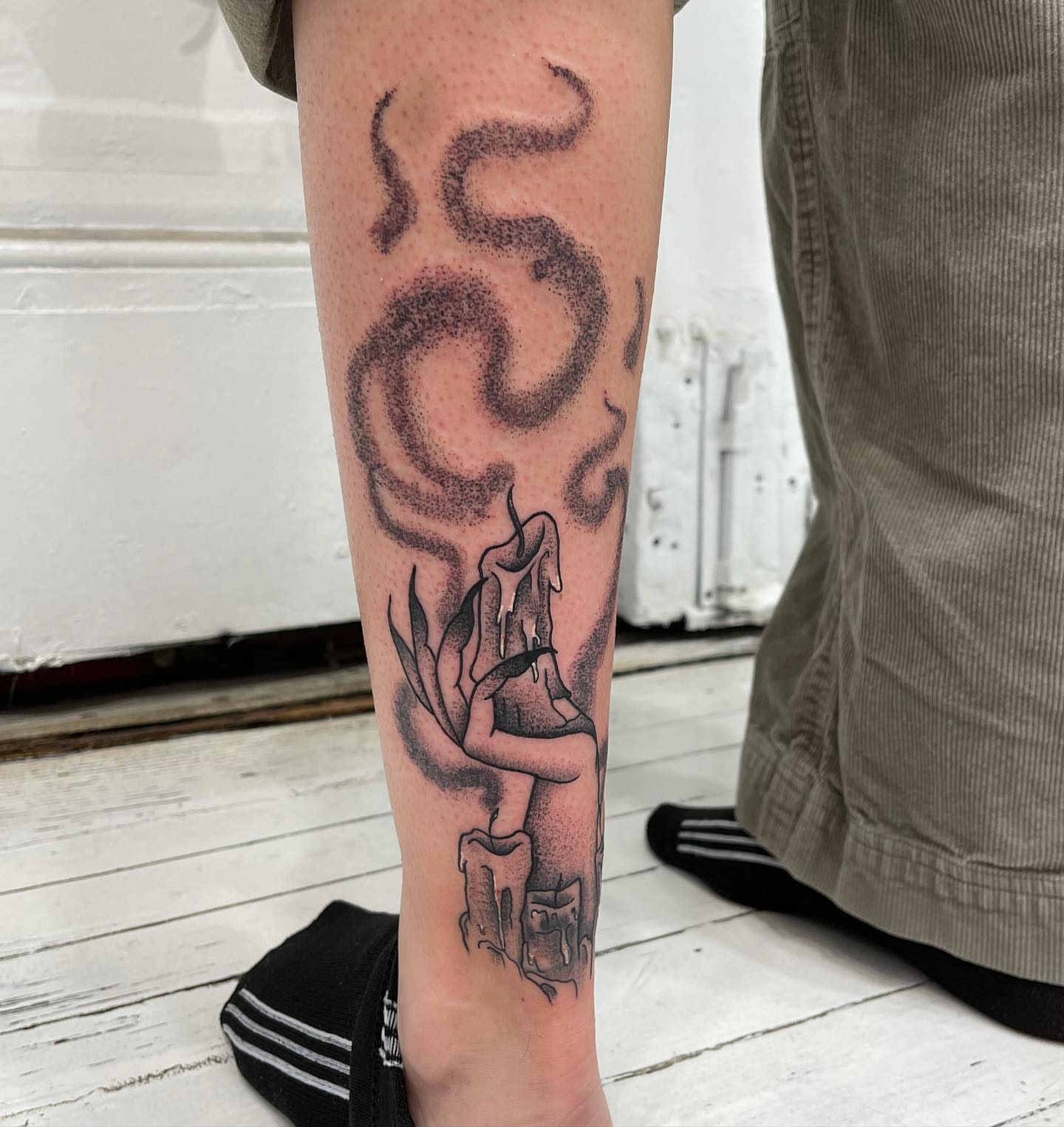Tattoo by @jocetattoos — dotwork
