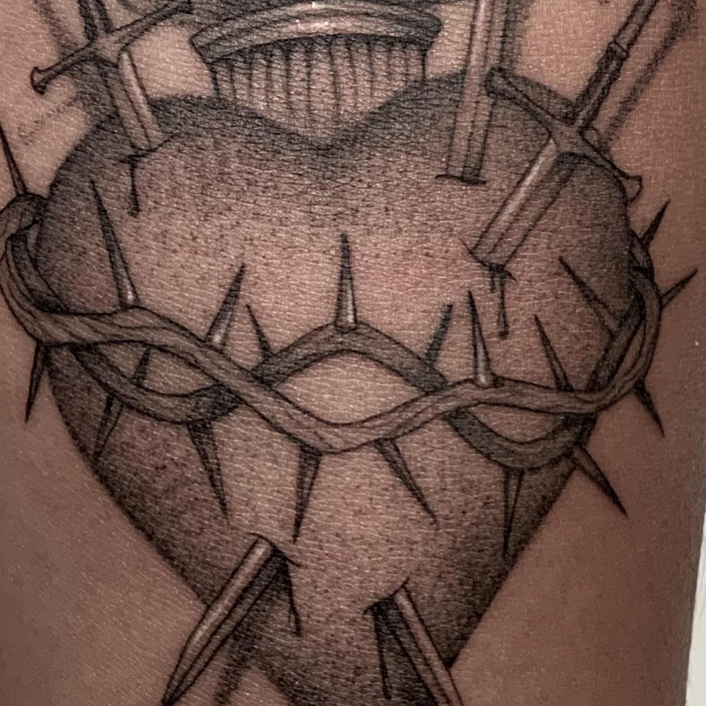 Tattoo by @ohmydarlingtattoos — black_and_grey