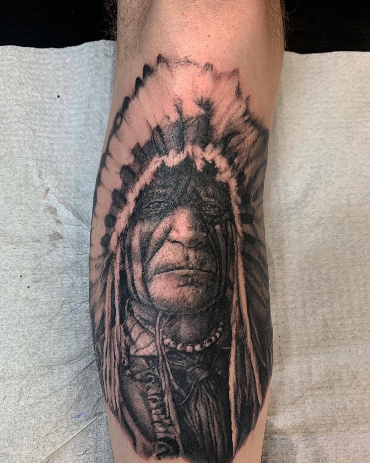 Tattoo by @joshuachatwin — black_and_grey, realism
