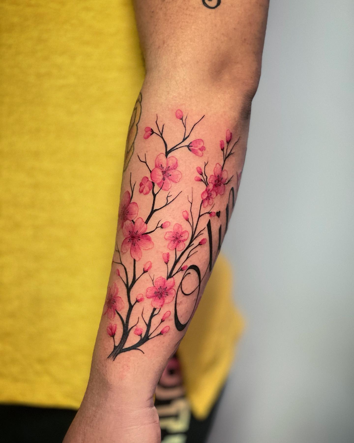 Tattoo by @onespeedtattoo — watercolor