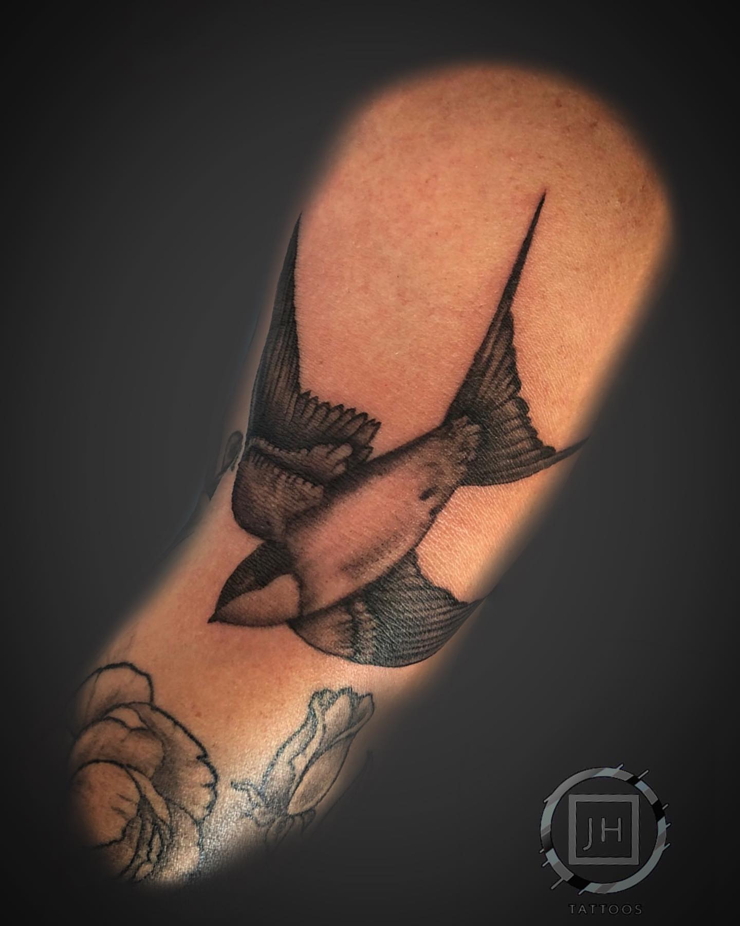 Tattoo by @jh_tattoos_ — black_and_grey