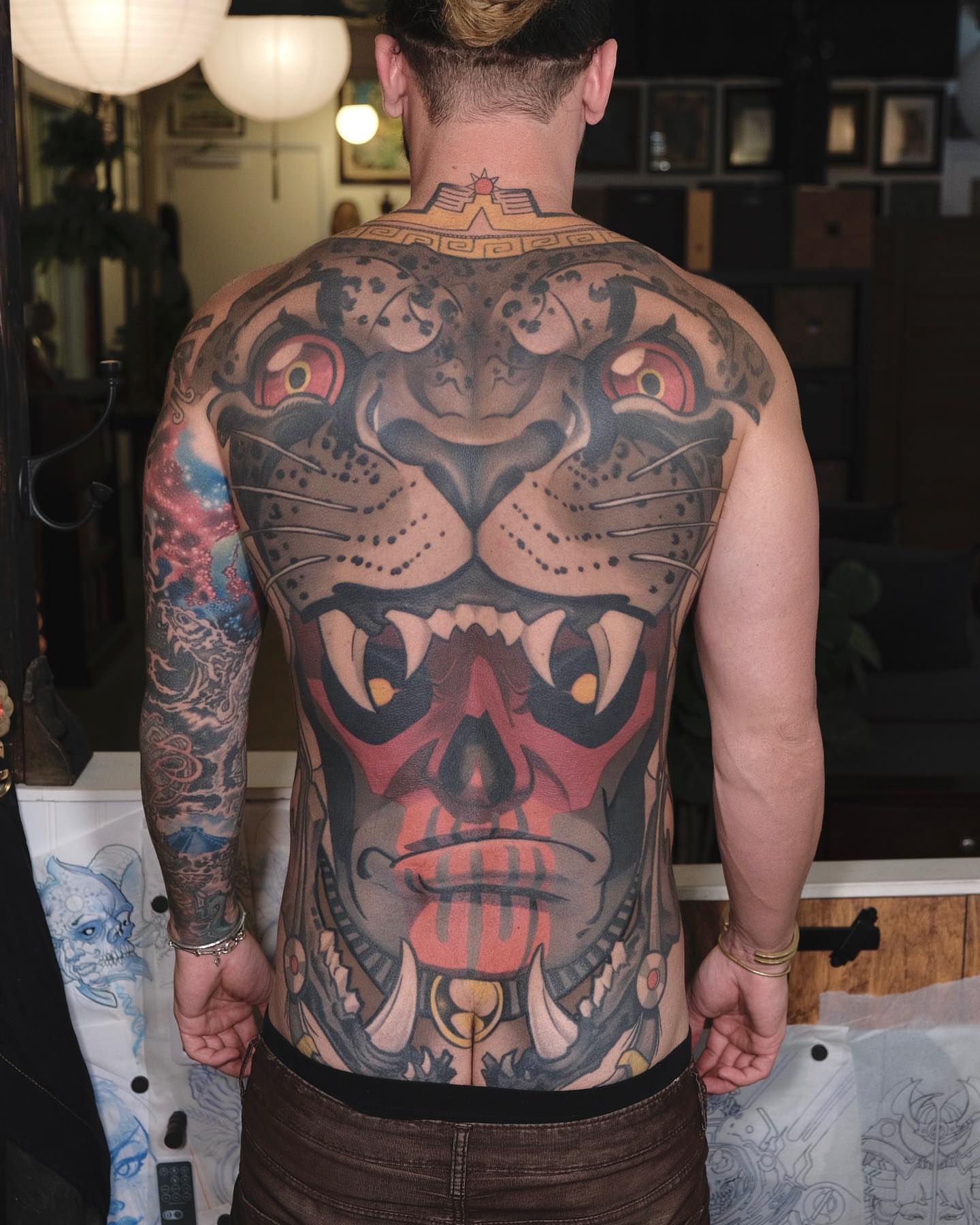 Tattoo by @the_superstition — american_traditional, dotwork