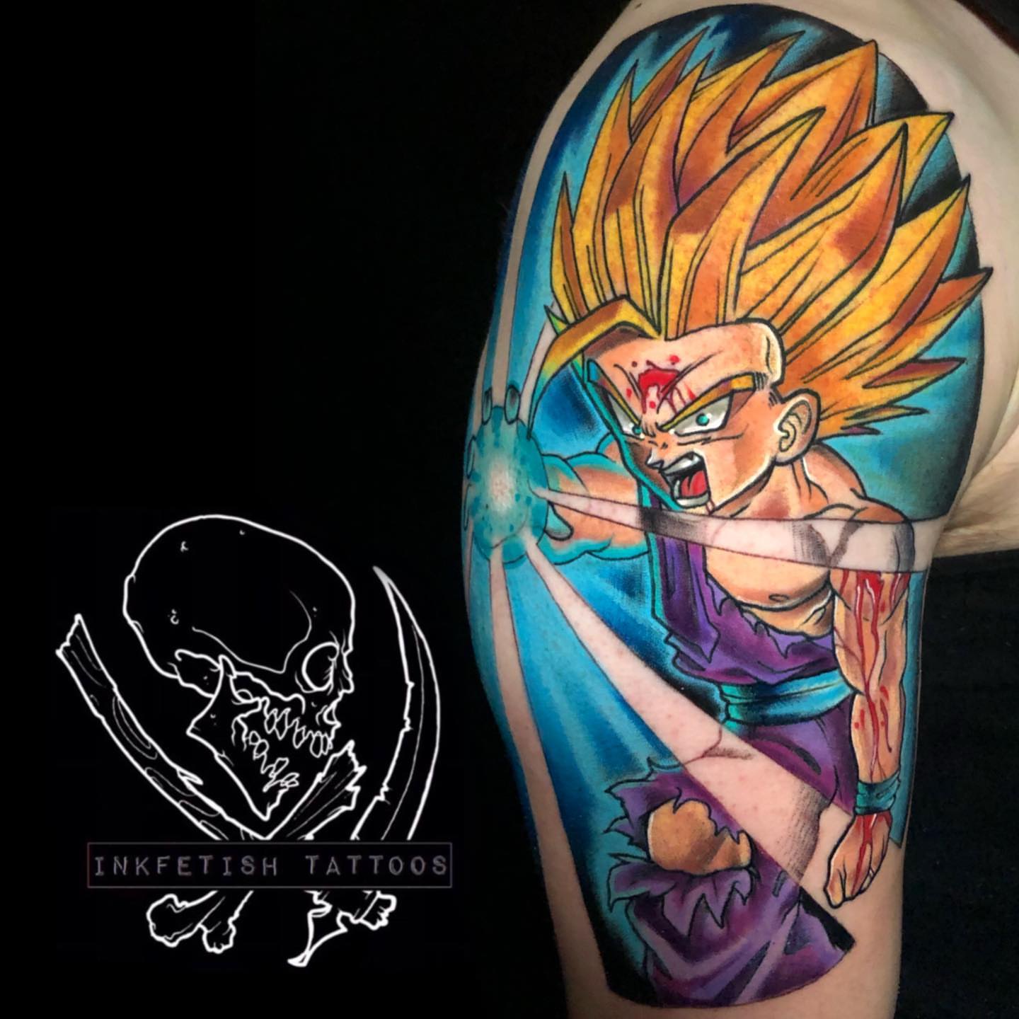 Tattoo by @inkfetish187 — anime