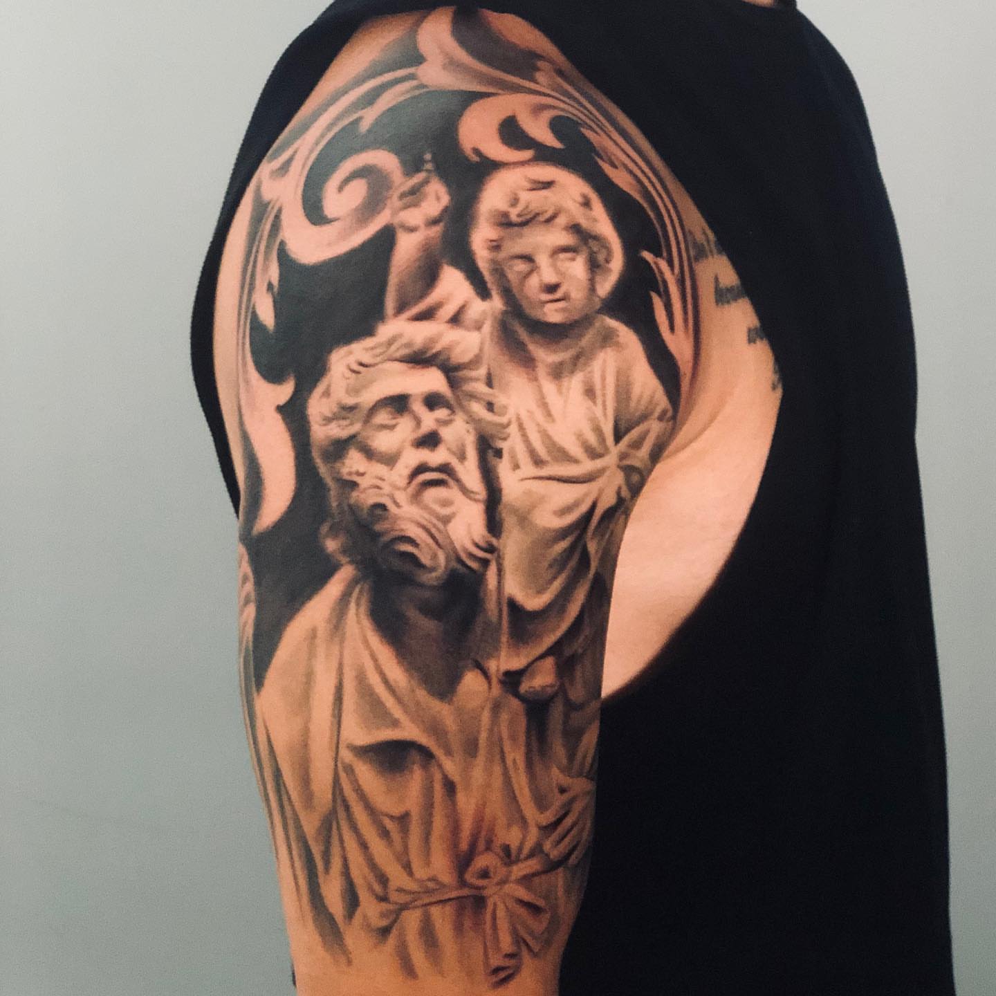 Tattoo by @artbysang — realism, black_and_grey