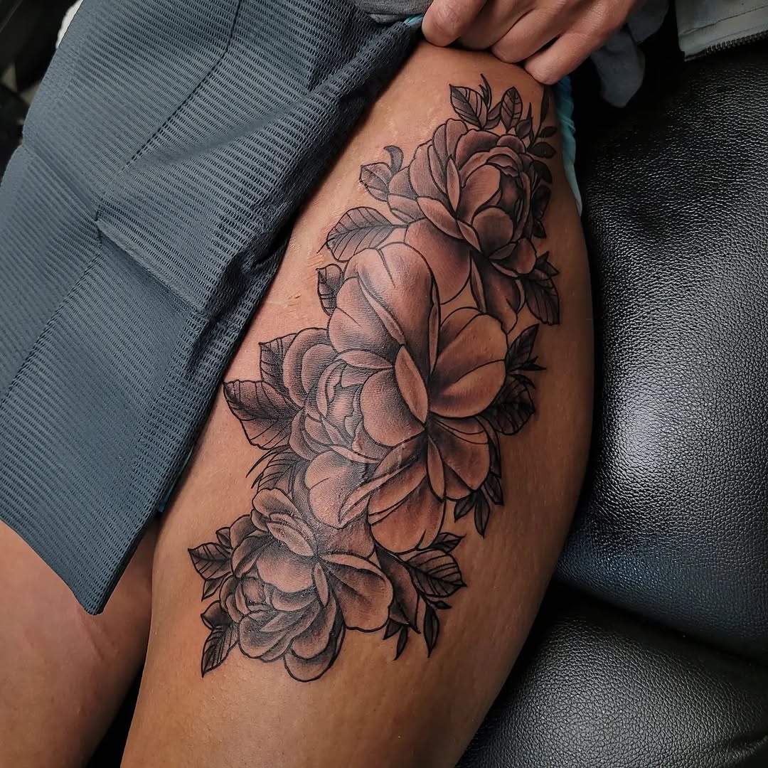 Tattoo by @bobbywadham — black_and_grey, realism