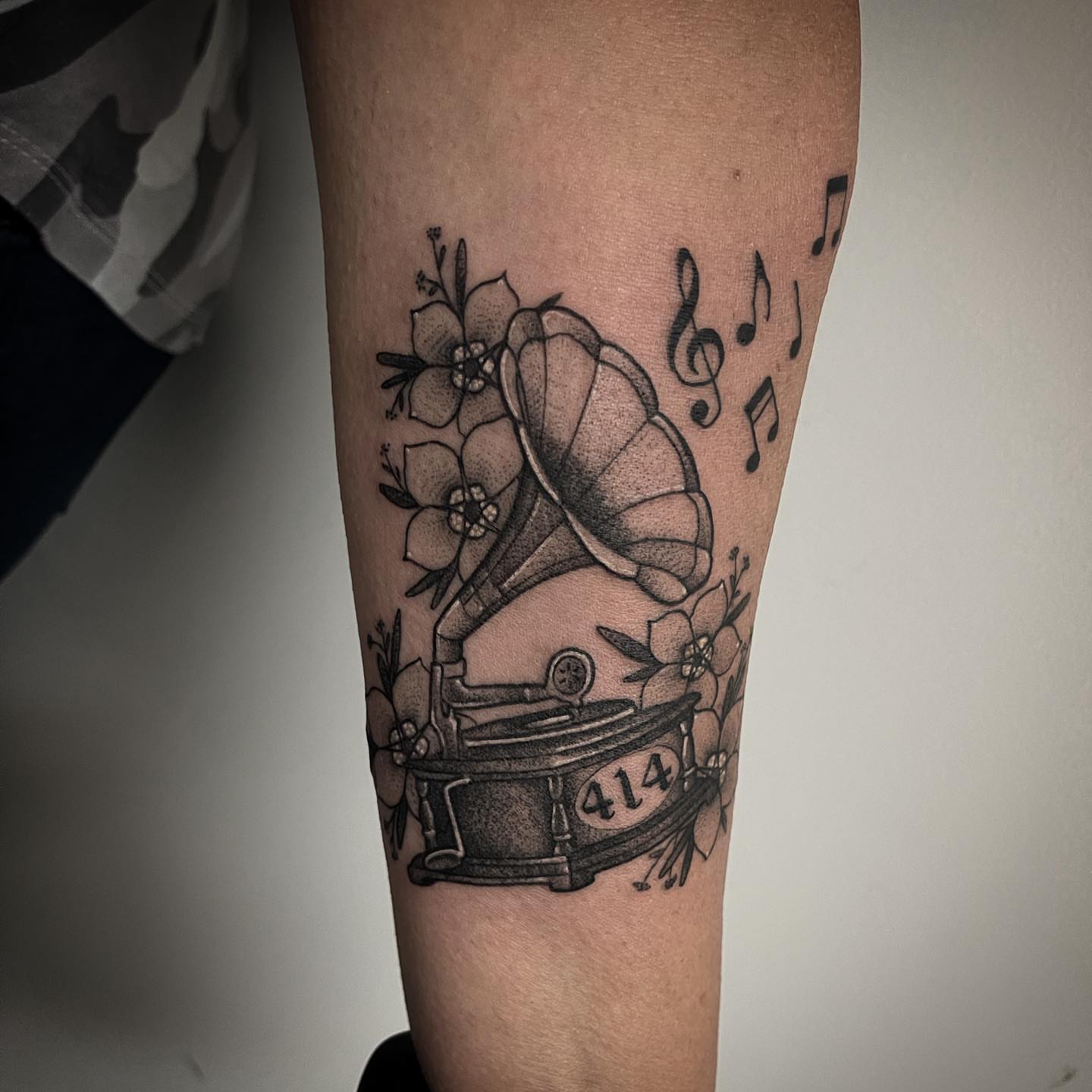 Tattoo by @dale13 — black_and_grey, realism