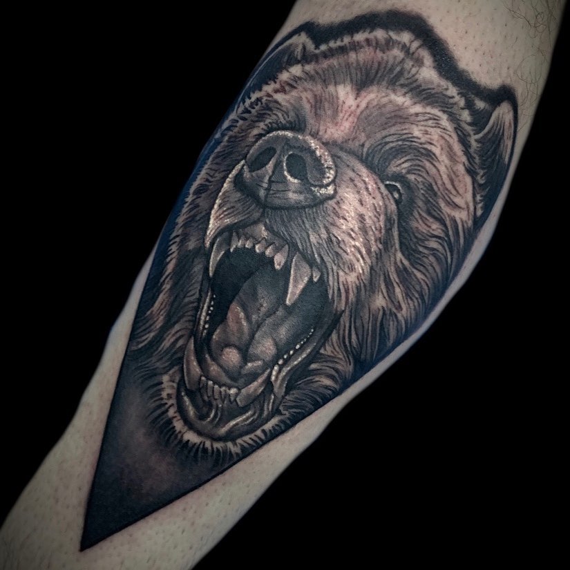 Tattoo by @anthonyclesceritattoo — realism, dark_realism
