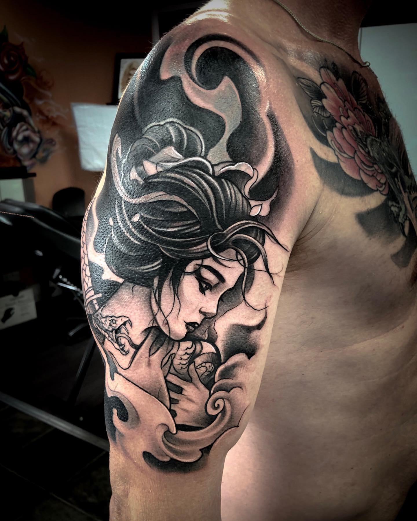Tattoo by @mitkotattoobromley — japanese_irezumi, realism