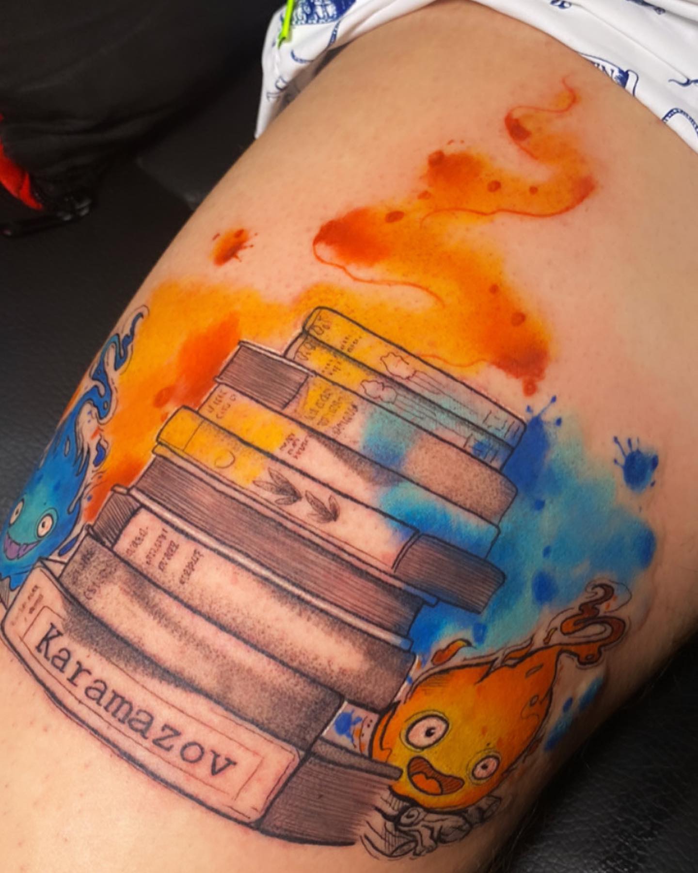 Tattoo by @nataly_fierro_art — watercolor, realism