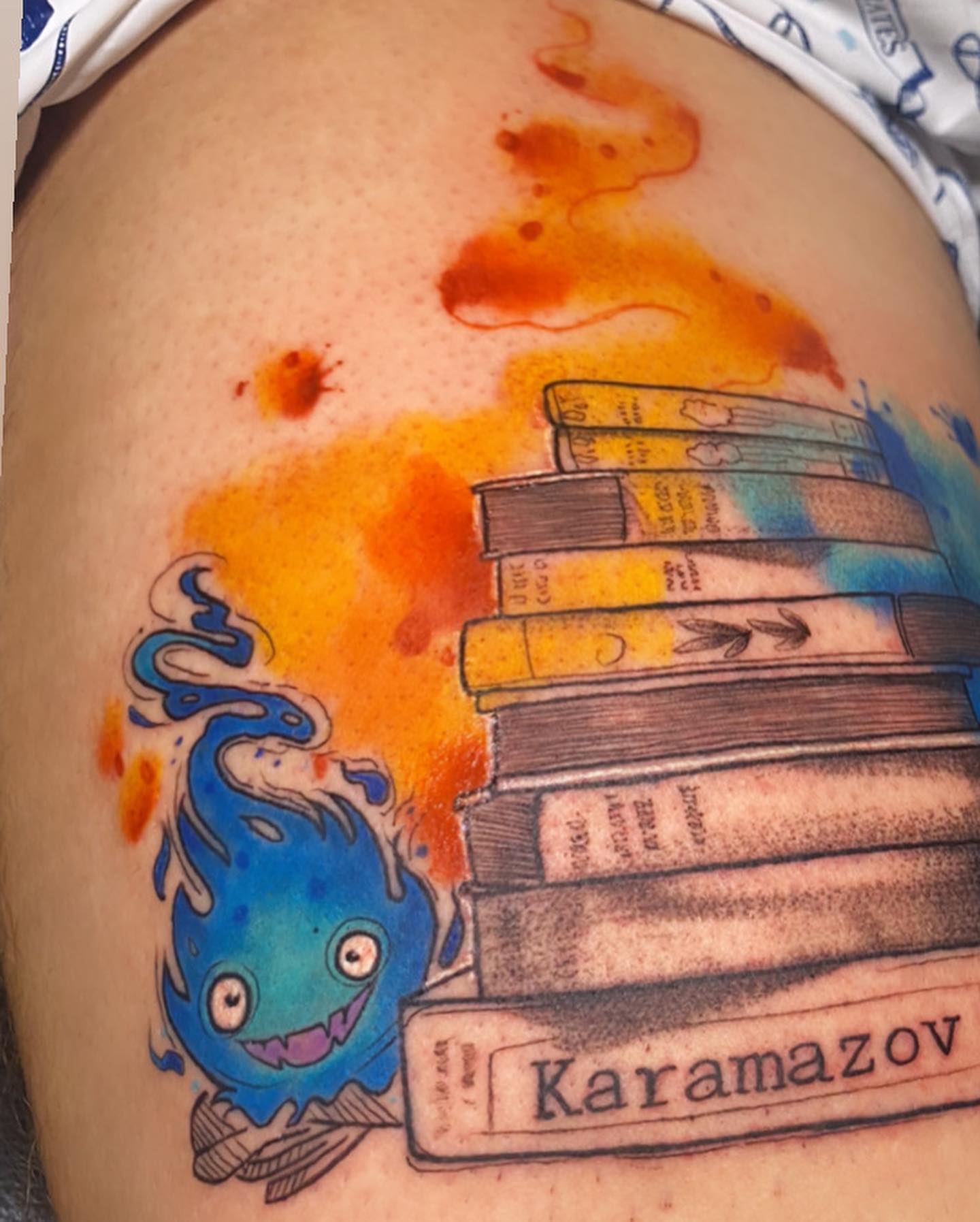 Tattoo by @nataly_fierro_art — watercolor, realism