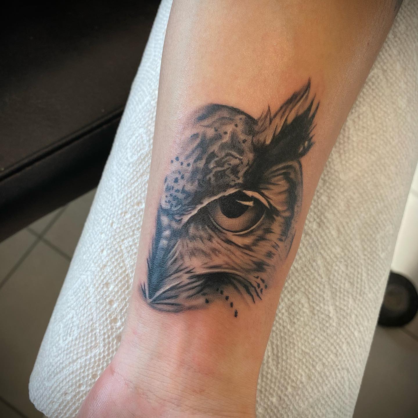 Tattoo by @mcglonetattoos — realism, dotwork
