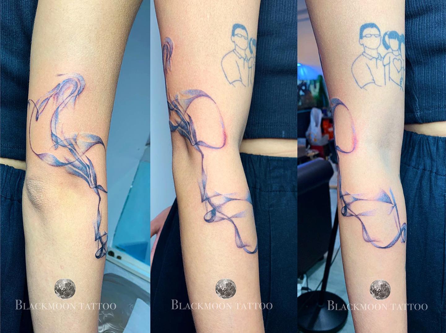 Tattoo by @northisleink_hk — watercolor, minimalist