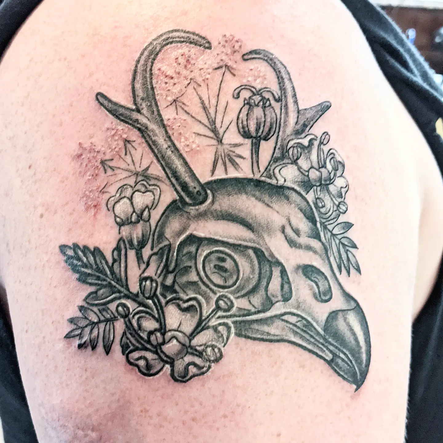 Tattoo by @mousetattoo — black_and_grey, realism