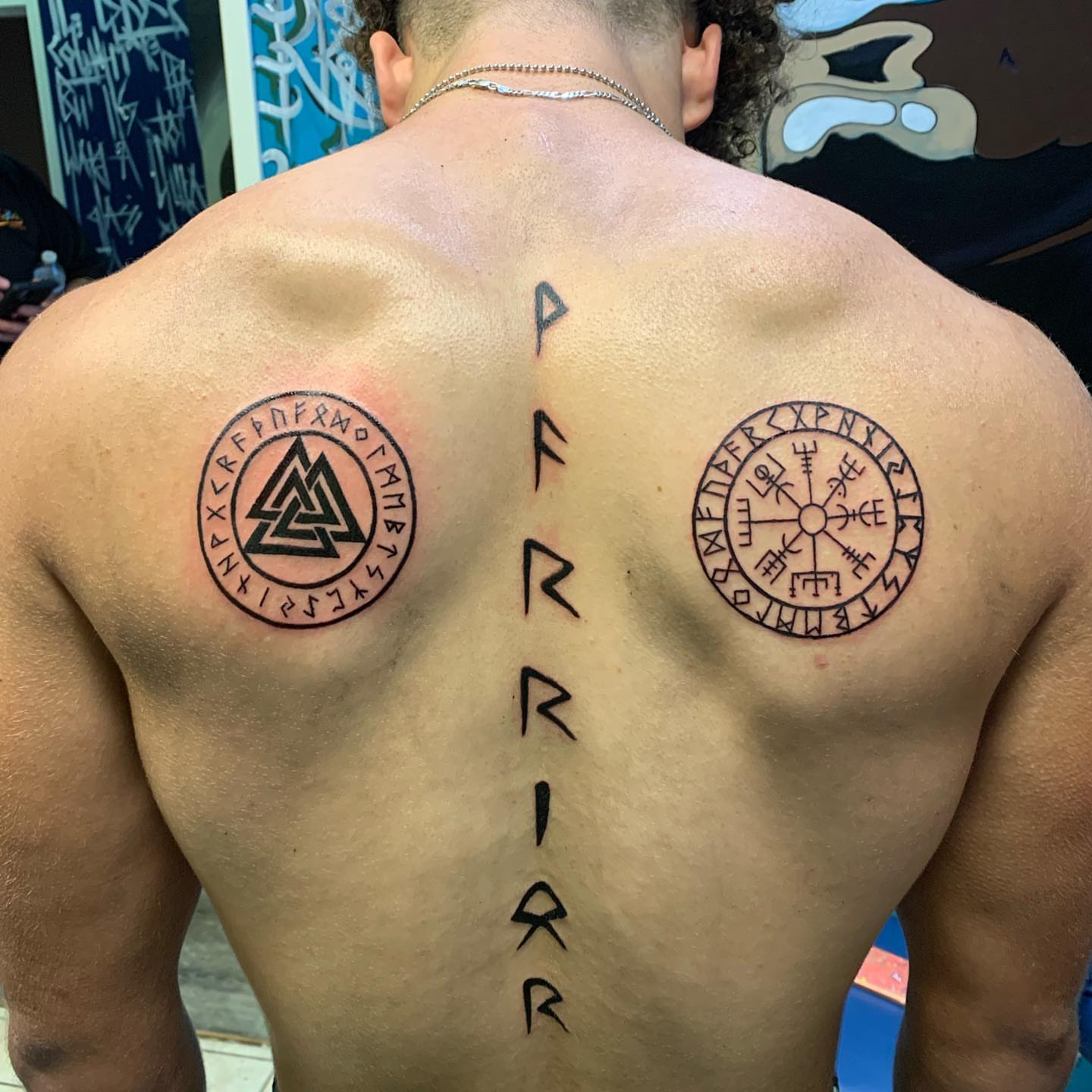 Tattoo by @inkbydonv β geometric, lettering_script