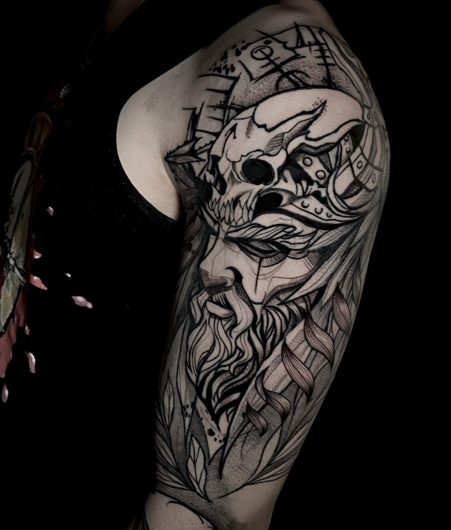 Tattoo by @nataly_fierro_art — black_and_grey, realism