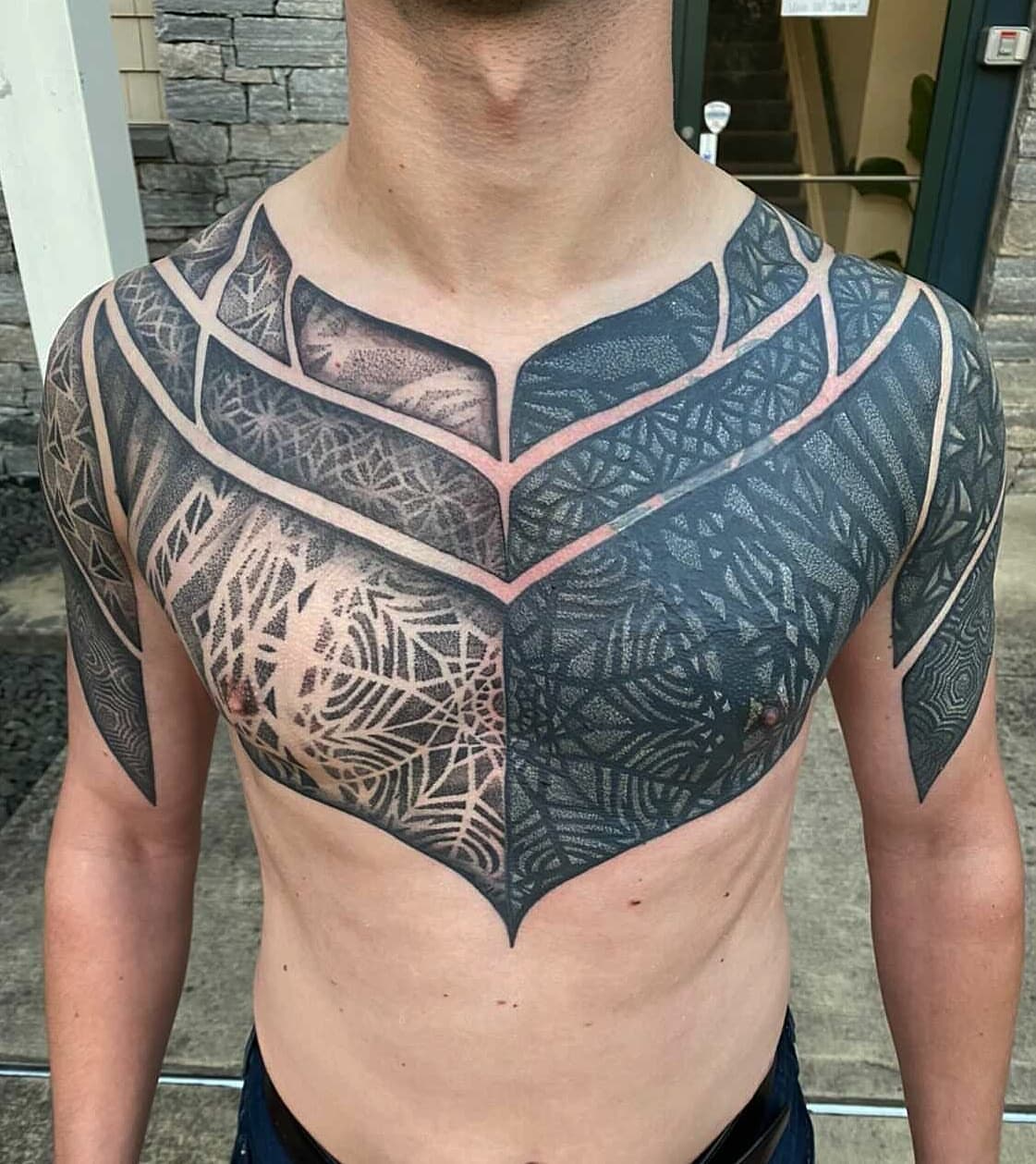 Tattoo by @infinite_enigma — geometric