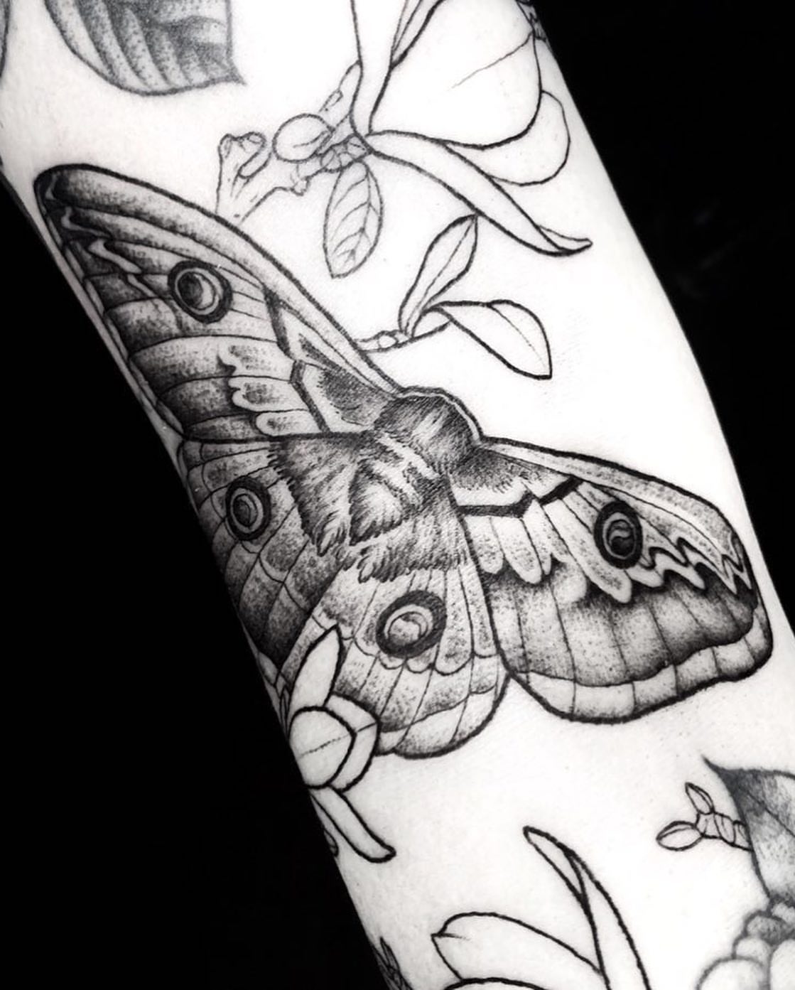Tattoo by @therubygore — black_and_grey, realism