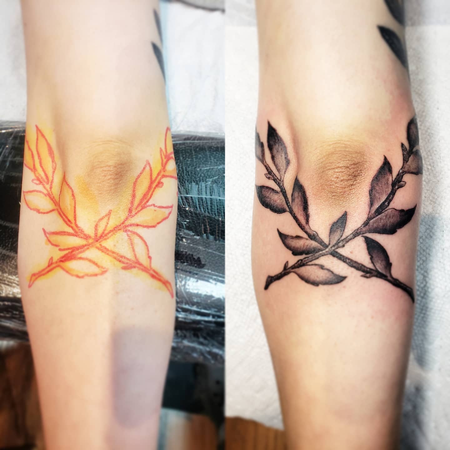Tattoo by @moesarthouston — watercolor
