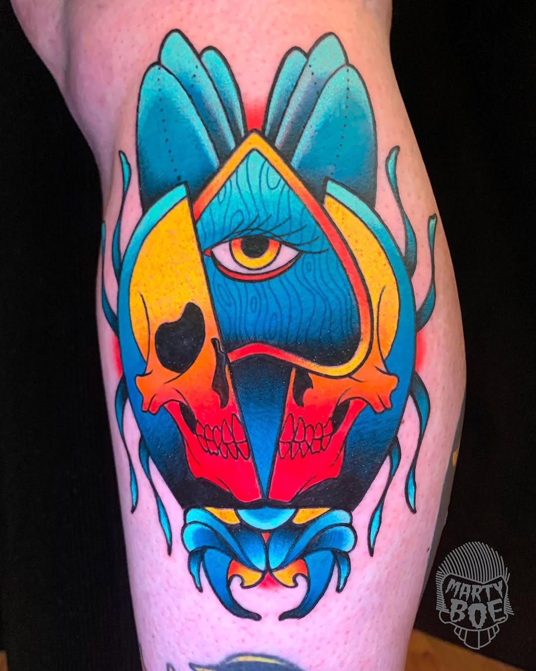 Tattoo by @martyboe โ neo_traditional, dark_realism