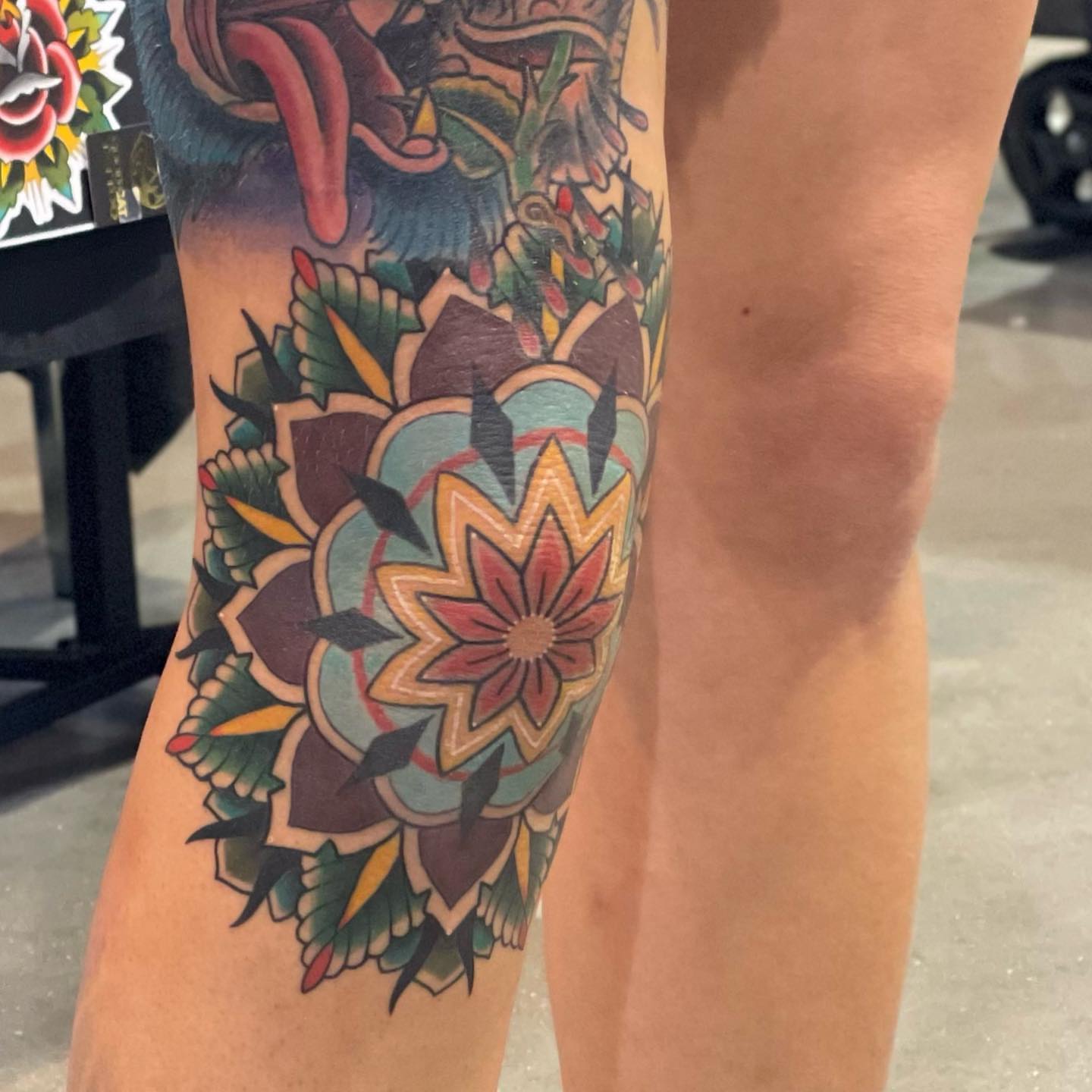 Tattoo by @mattktattoo — american_traditional, geometric