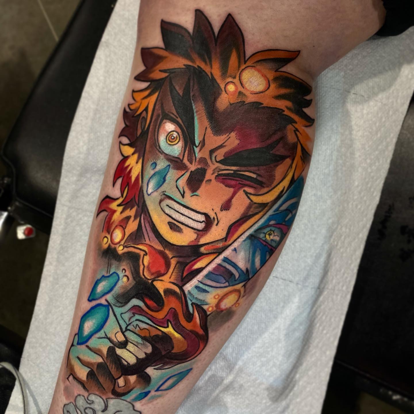 Tattoo by @karaxklenk — anime