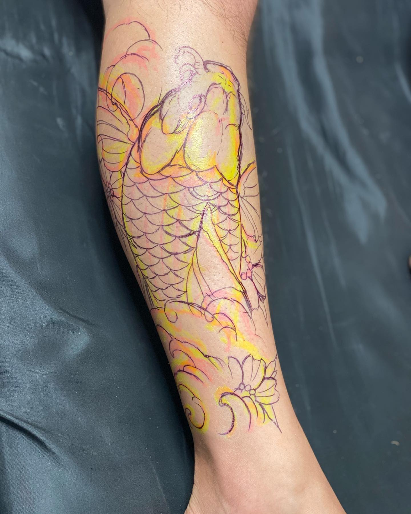 Tattoo by @onespeedtattoo — japanese_irezumi, watercolor