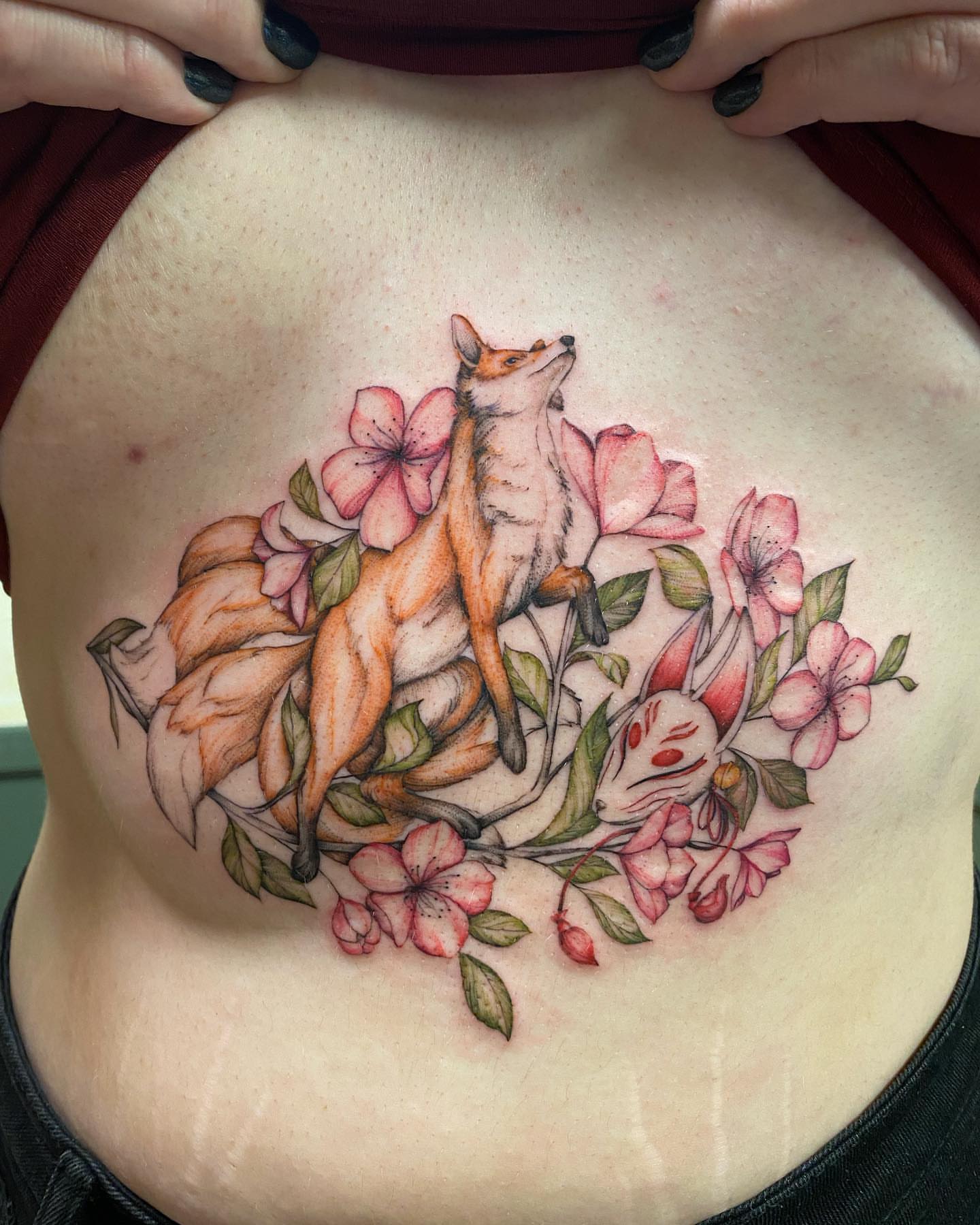 Tattoo by @emily.tattoos — watercolor, realism
