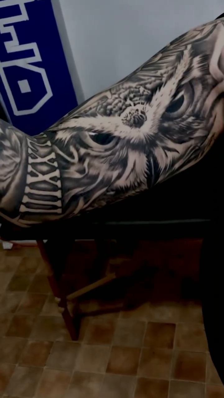 Tattoo by @stheve_blessed — realism, black_and_grey