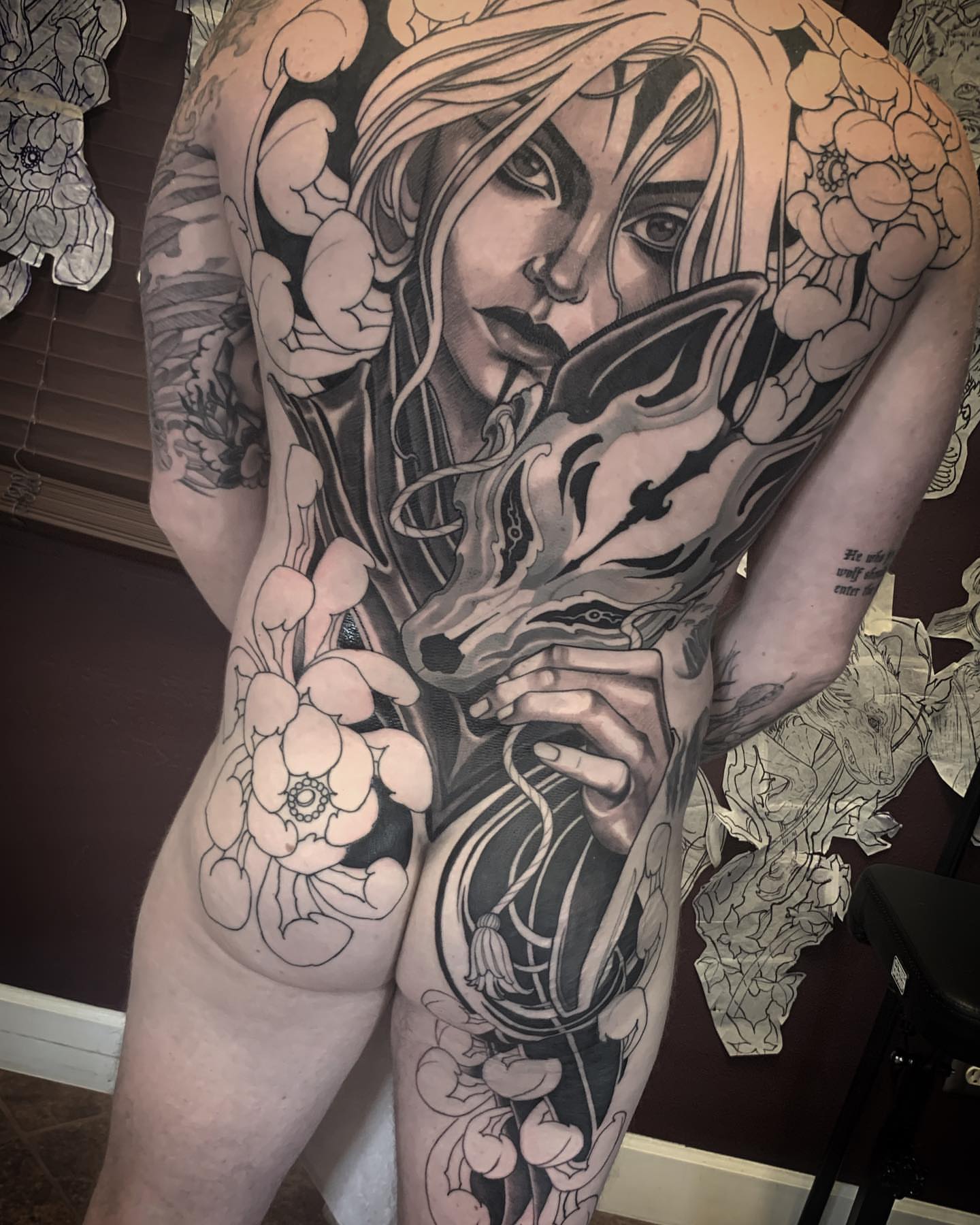 Tattoo by @jeffnortontattoo — black_and_grey, realism