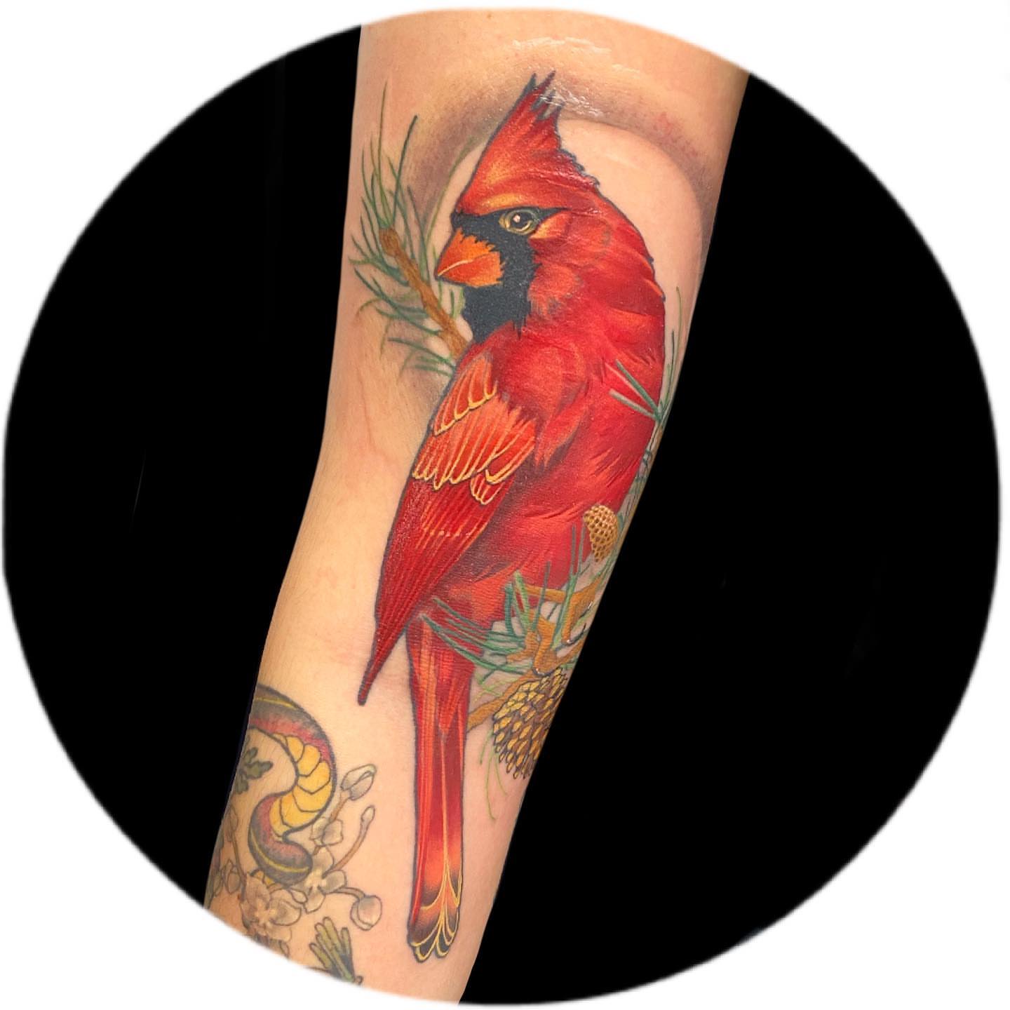Tattoo by @ethereal.lady.hawk — realism