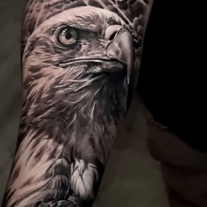 Tattoo by @tat2va — realism, black_and_grey
